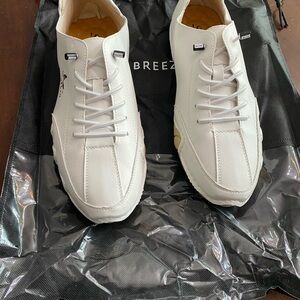 Men’s Salkin Barefoot White Leather Shoes, EU 44, US 11